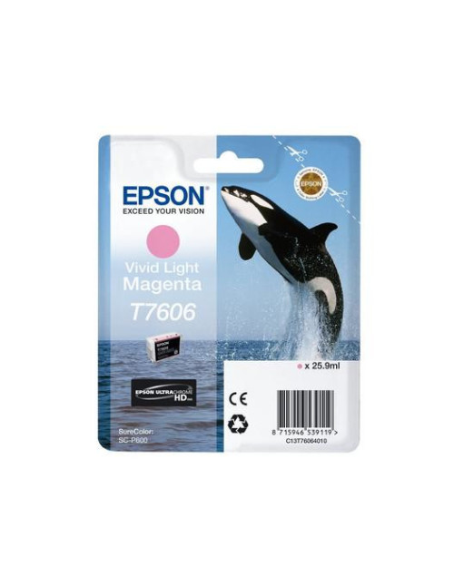 Cartucho tinta epson surecolor sc - p600 magenta