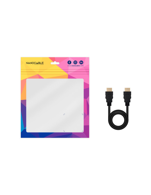 Cable hdmi 4k nanocable 2m macho - macho