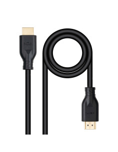 Cable hdmi v2 nanocable 1.m negro