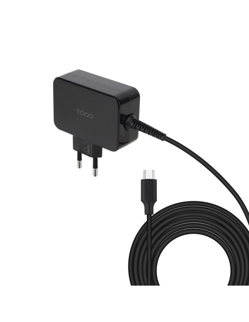Cargador pared tooq tqlc - usbcgan45pd 45w gan