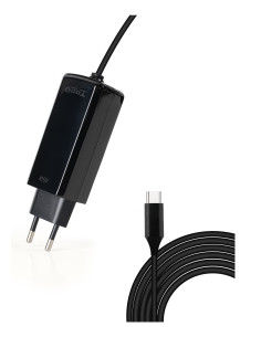 Cargador pared tooq tqlc - usbcgan45pd - c 45w gan