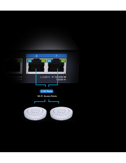 Switch d - link dms - 107 7 puertos