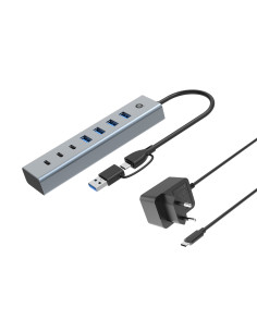 Hub usb 3.0 conceptronic hubbies20gp 7