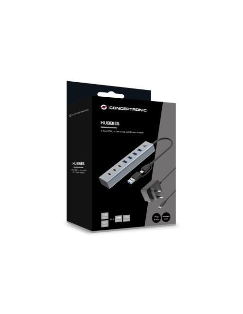Hub usb 3.0 conceptronic hubbies20gp 7