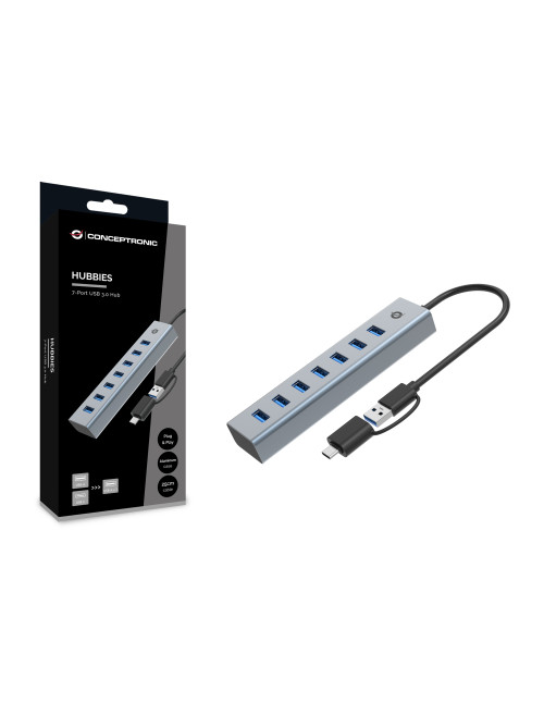 Hub conceptronic hubbies21g usb 3.0 usb