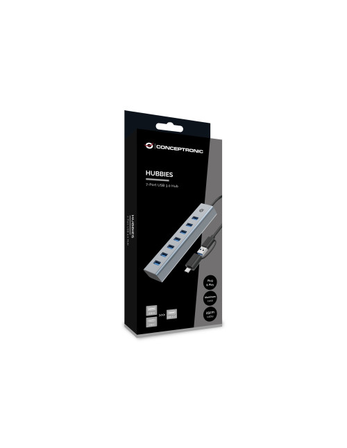 Hub conceptronic hubbies21g usb 3.0 usb
