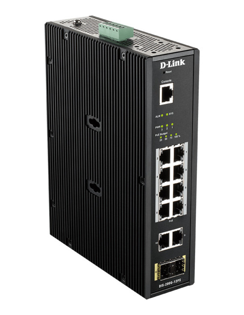Switch industrial dis - 200g - 12ps 12 puertos