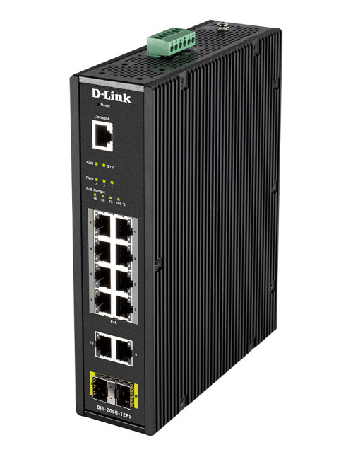 Switch industrial dis - 200g - 12ps 12 puertos