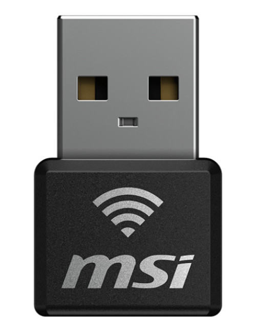 Nano adaptador wifi6 usb msi guax18n