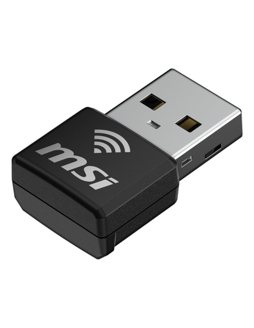 Nano adaptador wifi6 usb msi guax18n