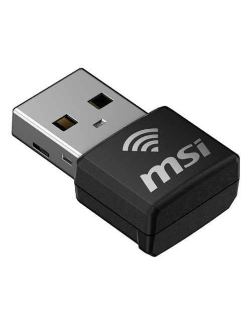 Nano adaptador wifi6 usb msi guax18n