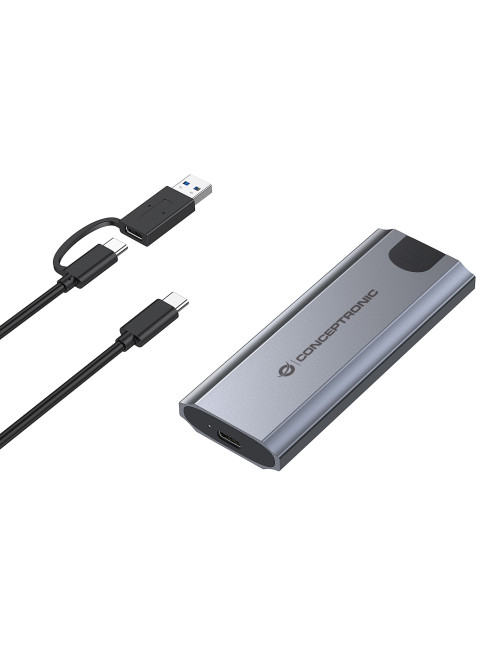 Caja externa usb - c conceptronic dante hd