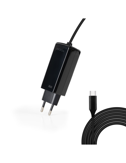 Cargador portatil tooq tqlc - usbcgan100pd - c 100w usb - c