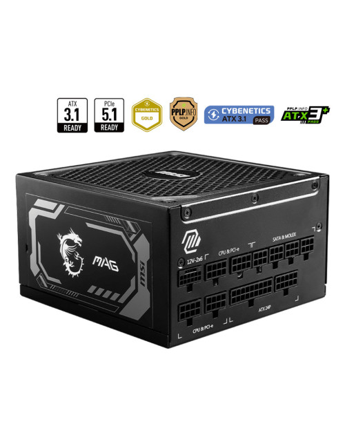 Fuente alimentacion msi mag a1250gl gaming