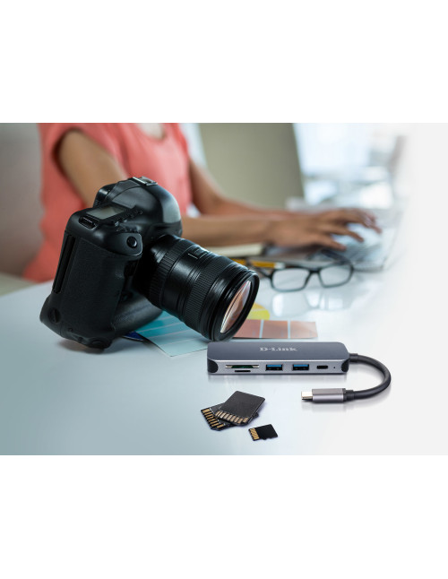 Hub d - link usb tipo c 6