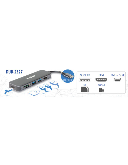 Docking d - link usb tipo c 6