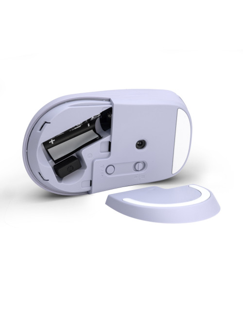 Raton inalambrico hp 400 dual morado