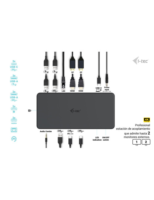 Docking station i - tec 14 en 1