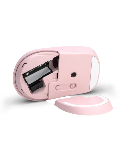 Raton inalambrico hp 400 dual - rosa