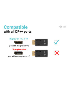 Adaptador displayport a hdmi i - tech macho - hembra