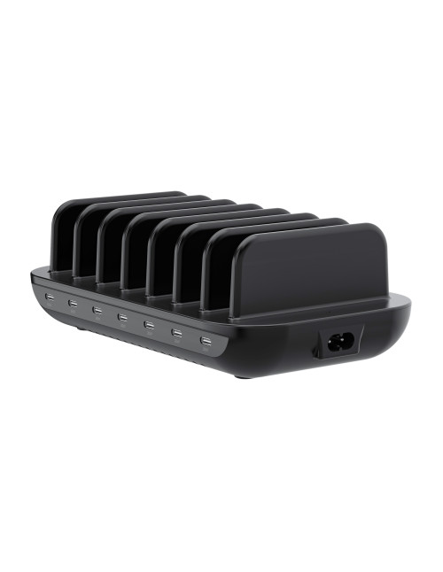 Estacion carga usb conceptronic 160w ozul07b