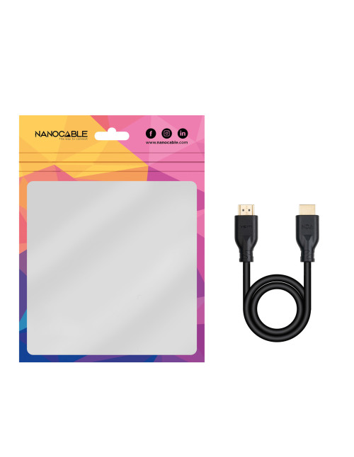 Cable hdmi v2.0 nanocable 4k@60hz 18gbps