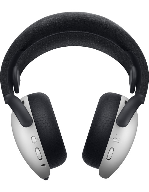 Auriculares gaming dell tri - mode inalambrico blanco