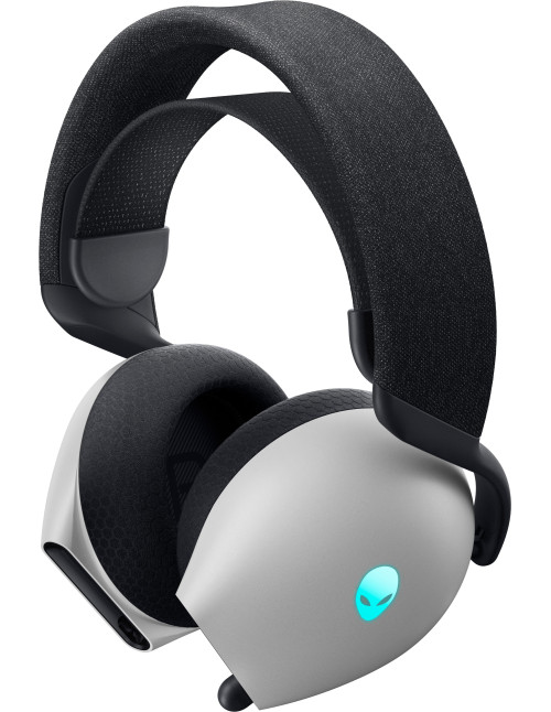 Auriculares gaming dell tri - mode inalambrico blanco