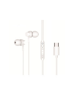 Auricular intrauditivo usb - c conceptronic brendan03w 1.2m