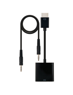 Conversor nanocable hdmi a vga 0.15cm