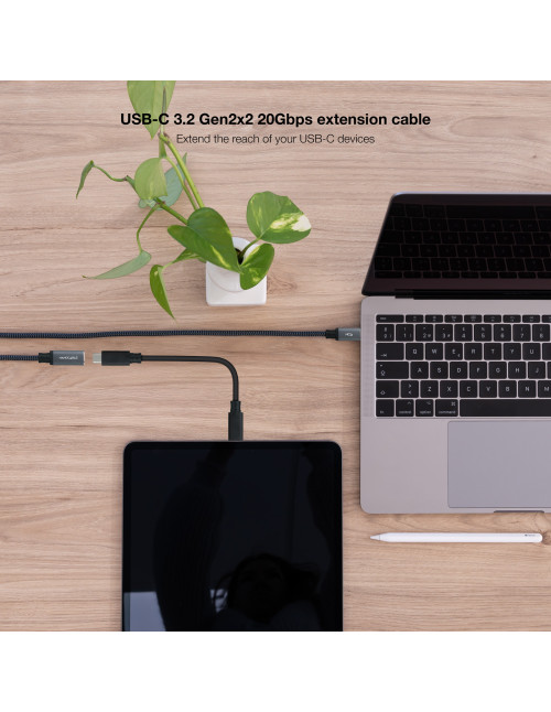 Cable nanocable usb 3.2 gen2x2 20gb