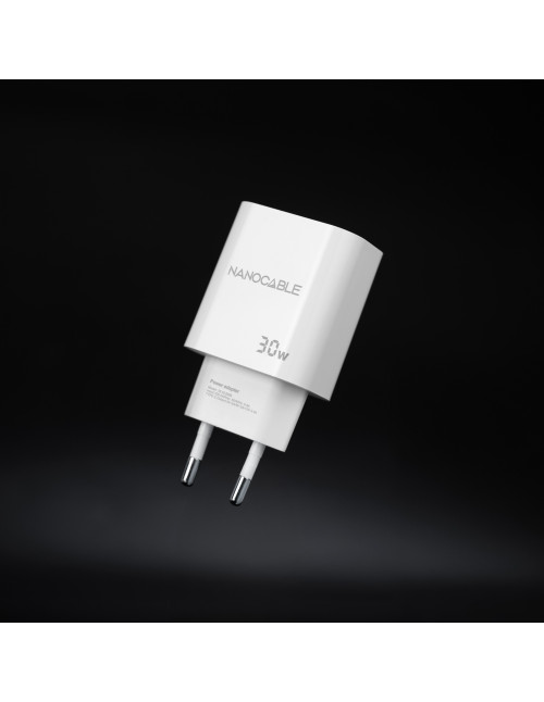 Cargador nanocable pared usb - c pd 30w