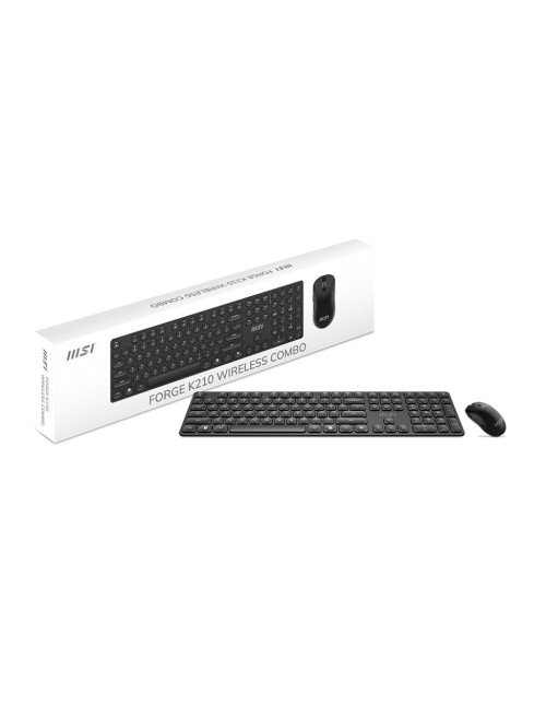 Teclado + raton msi forge k210w