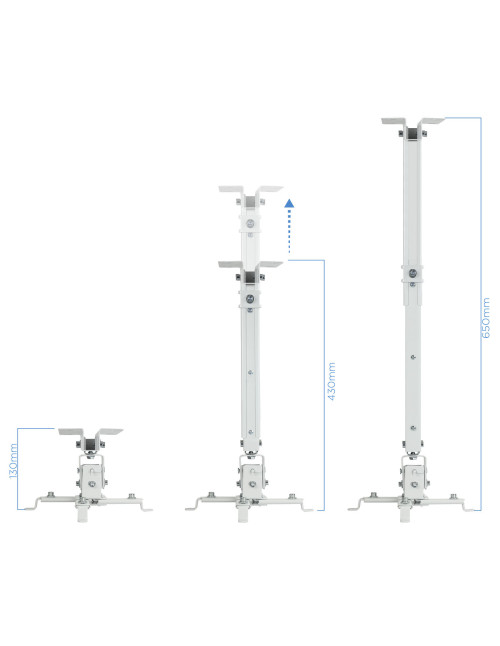 Soporte proyector techo tooq pj2012t - w blanco