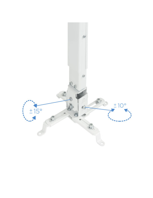 Soporte proyector techo tooq pj2012t - w blanco