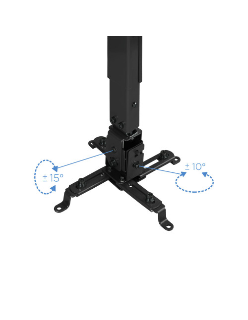 Soporte proyector techo tooq pj2012t - b negro