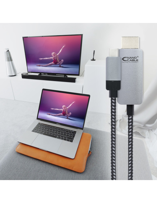 Cable nanocable conversor usb tipo c