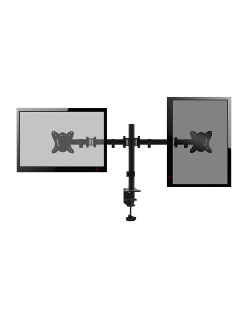Soporte pantalla equip mesa dos brazos