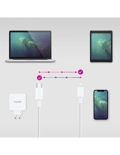 Cable nanocable lightning a usb tipo