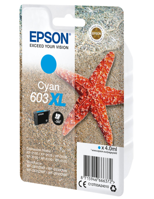 Cartucho tinta epson c13t03a24010 singlepack cian