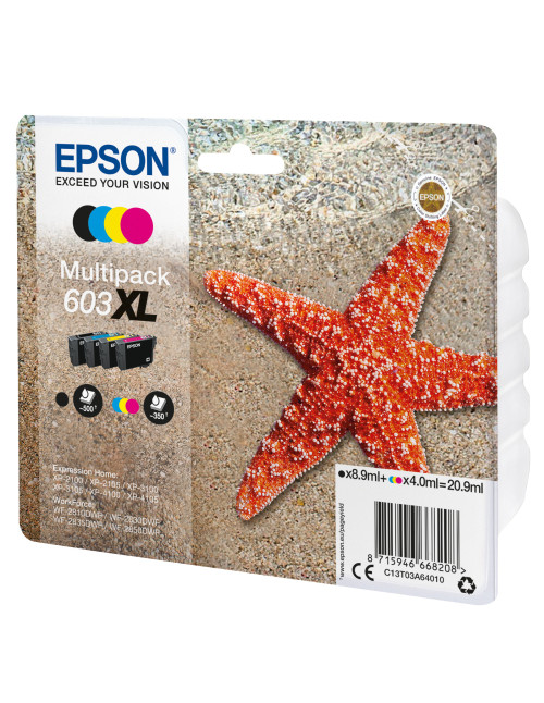Multipack cartucho tinta epson 603xl c13t03a64020