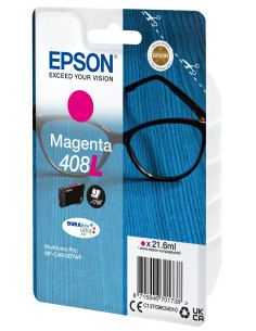 Cartucho tinta epson 408l magenta durabrite