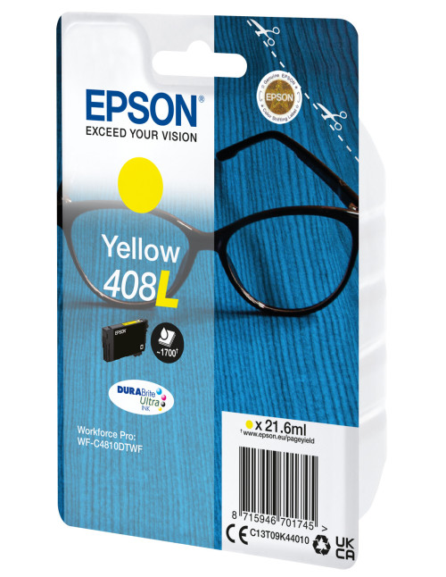 Cartucho tinta epson 408l amarillo durabrite