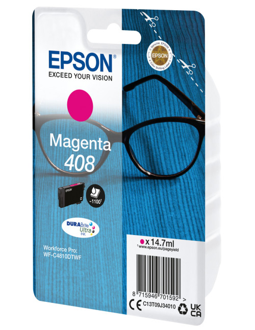Cartucho tinta epson 408 magenta durabrite