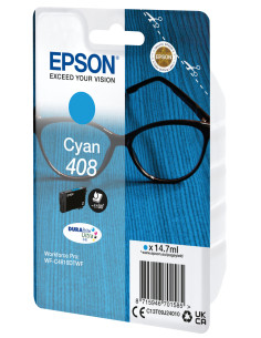 Cartucho tinta epson 408 cian durabrite