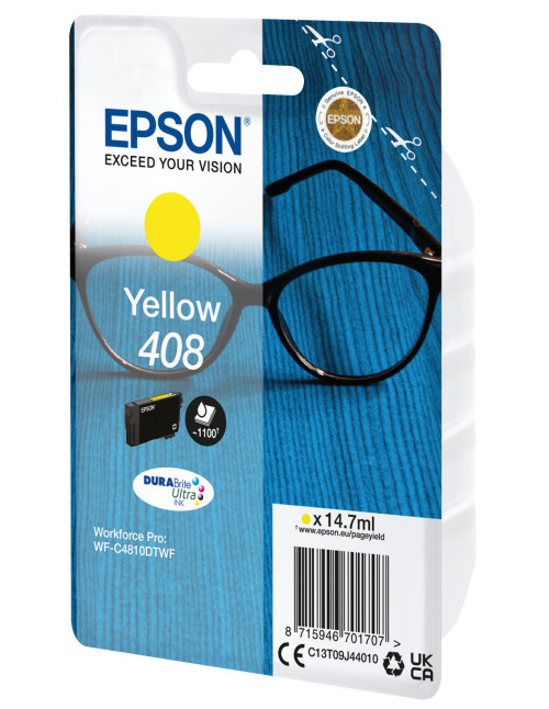 Cartucho tinta epson 408 amarillo durabrite