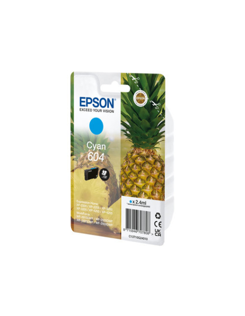 Cartucho epson 604 cian c13t10g24010 xp2200