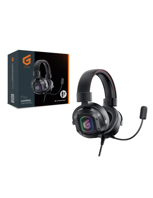 Auricular gaming conceptronic athan02b usb microfono