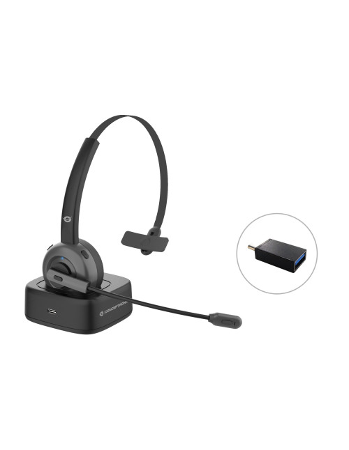 Auricular conceptronic bluetooth polona03bd con base