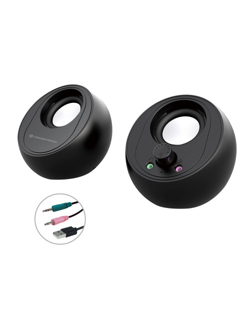 Altavoces conceptronic bjorn01b 10w negro